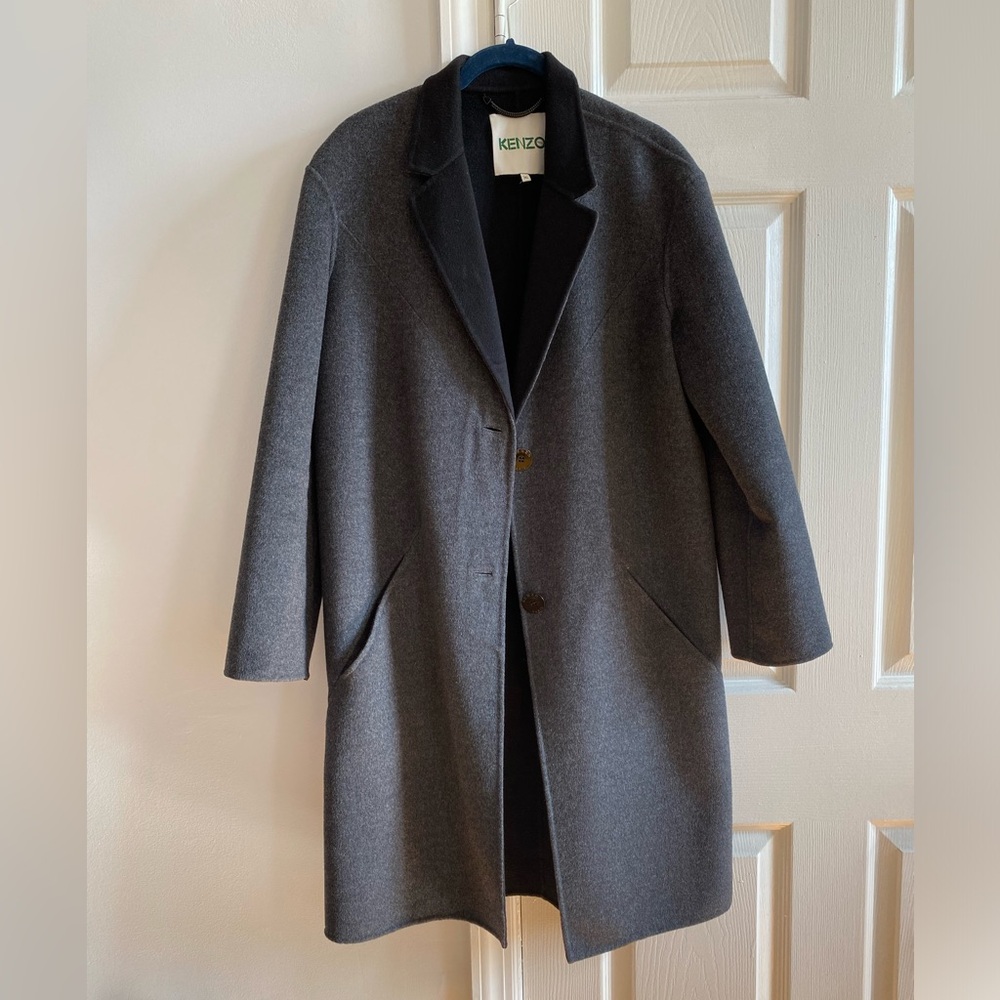 Kenzo Cashmere & Wool Coat